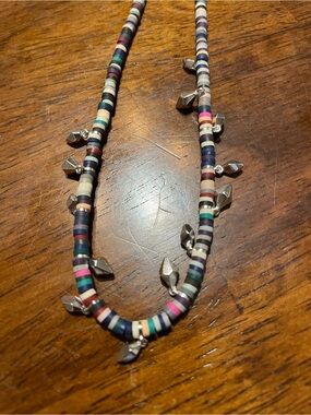 Kendra Scott Multicolor Beaded Necklace with Silver Accents